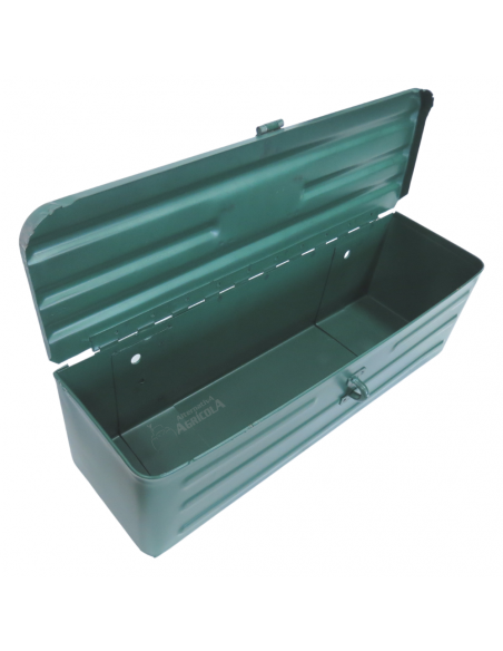 Caja de herramientas metálica 420 x 120 x 120 verde