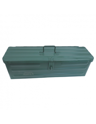 Caja de herramientas metálica 420 x 120 x 120 verde