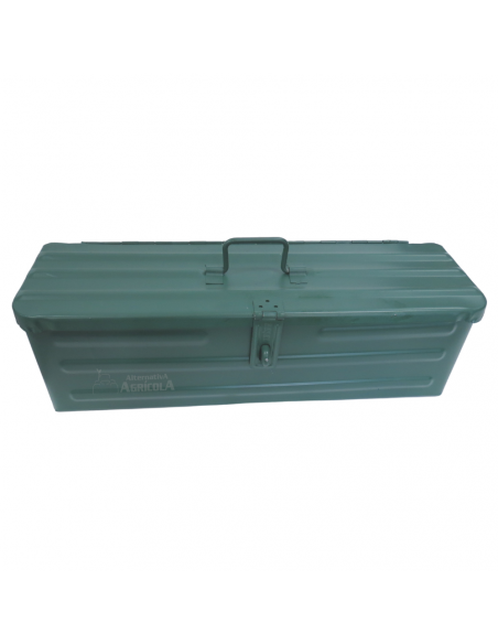 Caja de herramientas metálica 420 x 120 x 120 verde