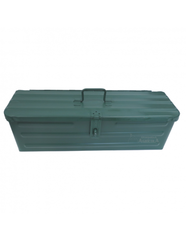 Caja de herramientas metálica 420 x 120 x 120 verde