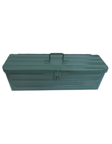 Caja de herramientas metálica 420 x 120 x 120 verde