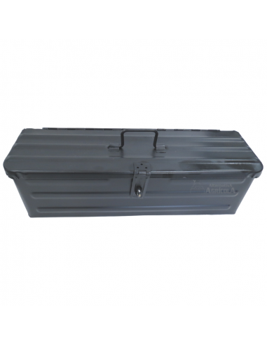 Caja de herramientas metálica 420 x 120 x 120 negra