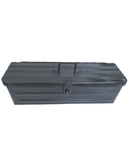 Caja de herramientas metálica 420 x 120 x 120 negra
