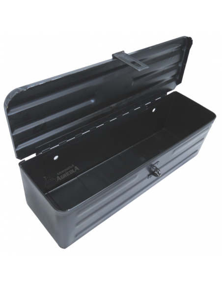 Caja de herramientas metálica 420 x 120 x 120 negra