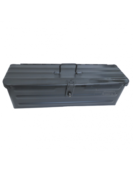 Caja de herramientas metálica 420 x 120 x 120 negra