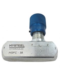 Regulador de caudal 1/2 con válvula anti retorno