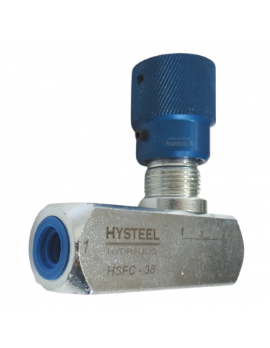 Regulador de caudal 1/2 con válvula anti retorno