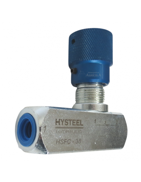 Regulador de caudal 1/2 con válvula anti retorno