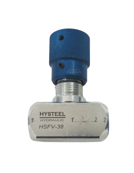 Regulador de caudal 3/8 sistemas hidráulicos