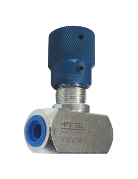 Regulador de caudal 3/8 sistemas hidráulicos