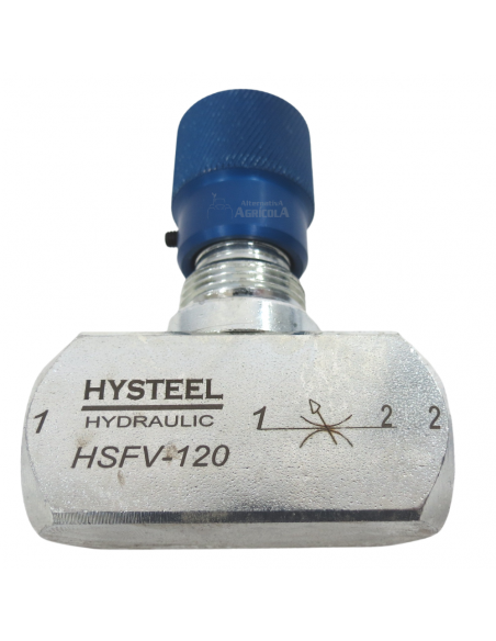 Regulador de caudal 1/2 sistemas hidráulicos