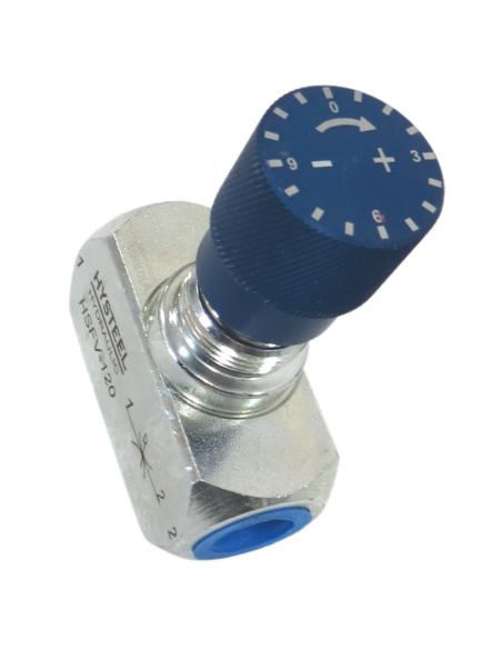 Regulador de caudal 1/2 sistemas hidráulicos