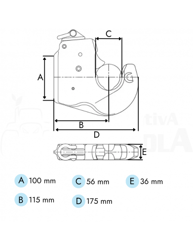 Enganche rapido para soldar CAT-2 superior marca CBM