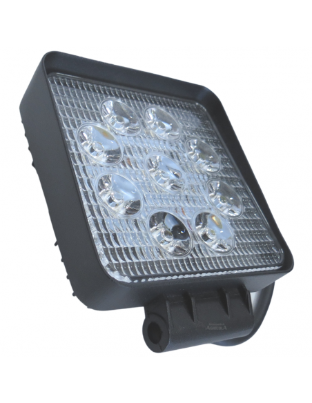 Faro de Trabajo Cuadrado de 9 Leds 116x116x35