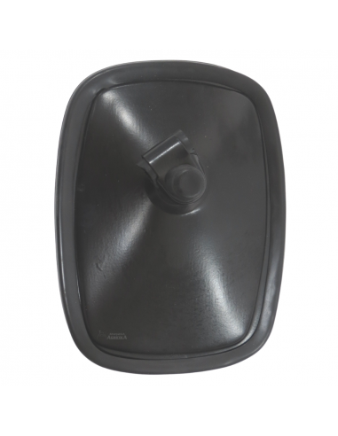 Espejo retrovisor 185 x 140mm cubeta metálica