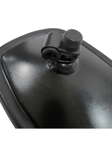 Espejo retrovisor 185 x 140mm cubeta metálica