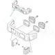 Soporte completo con faros delanteros tractores New Holland varios modelos
