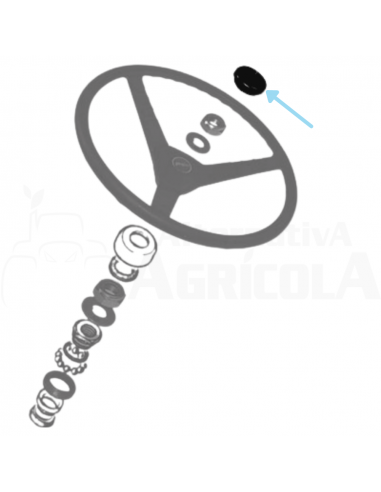 Tapa Volante Tractores Massey Ferguson Ø 65 mm