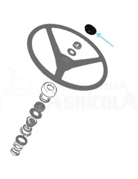 Tapa Volante Tractores Massey Ferguson Ø 65 mm