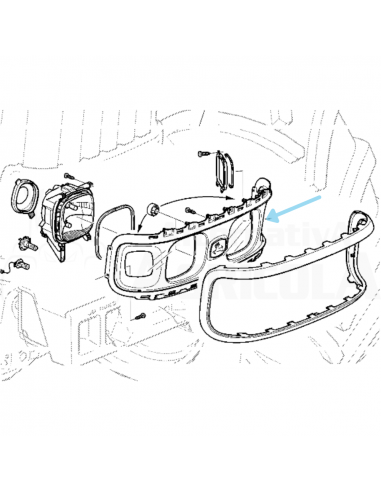 Cristal de los Faros delanteros Tractores John Deere Series 6030 y 7030 Premium