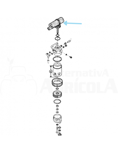 Bomba de Gasoil Eléctrica para Tractores John Deere Series 6010 y 6020.