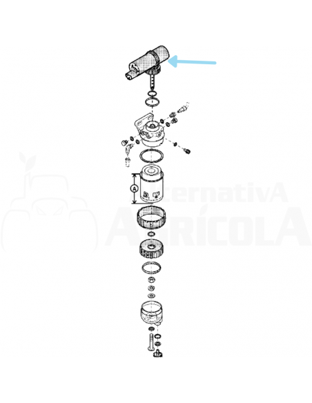 Bomba de Gasoil Eléctrica para Tractores John Deere Series 6010 y 6020.
