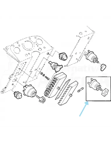 Conmutador de Arranque para Tractores John Deere Series 30, 40 y 50