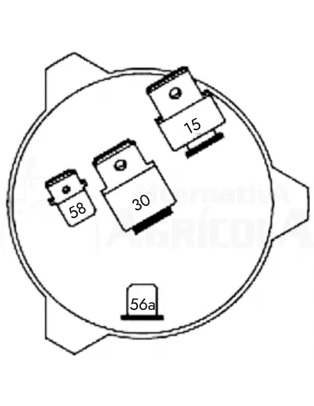 Conmutador Llave Arranque y Luces para Tractores John Deere
