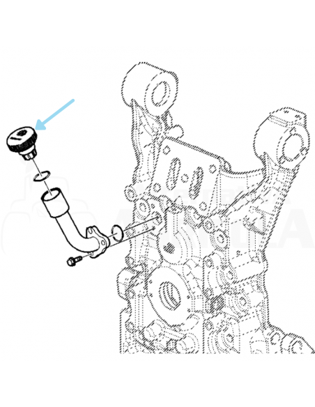 Tapón Depósito Aceite Hidráulico John Deere Series Antiguas