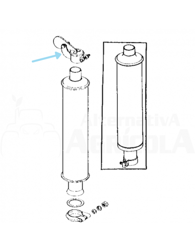 Tapa de Escape de 51mm para Tractores