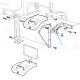 Soporte guardabarros rueda trasera lado Derecho John Deere Serie 6000, 6010