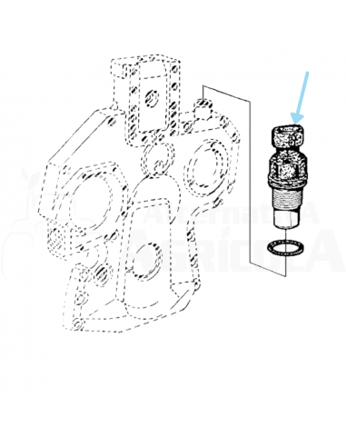 Sensor de Velocidad motor RE63619 Tractores John Deere de las Series 5000, 6000 y 7000