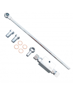 Kit válvula seguridad anti retorno 3/8" para tercer punto hidráulico