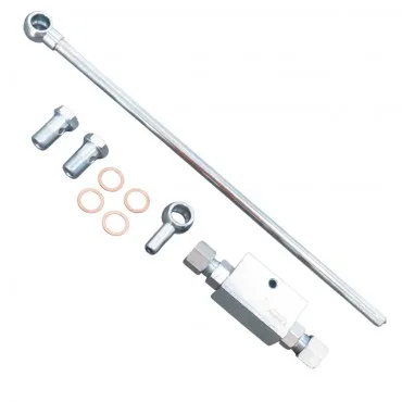 Kit válvula seguridad anti retorno 3/8" para tercer punto hidráulico