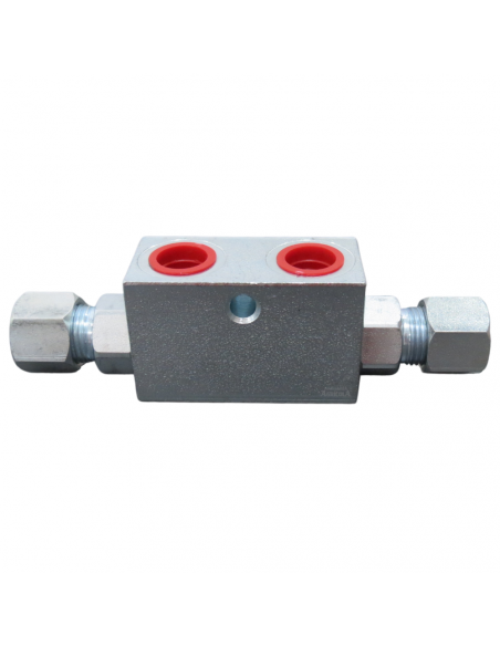 Kit válvula seguridad anti retorno 3/8" para tercer punto hidráulico