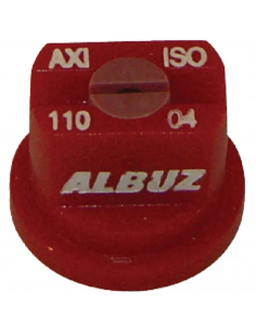 Boquilla Cerámica Rajilla 110º AXI ALBUZ Roja fumigación