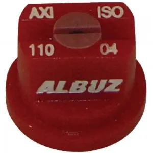 Boquilla Cerámica Rajilla 110º AXI ALBUZ Roja fumigación