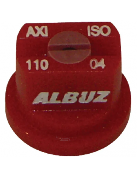 Boquilla Cerámica Rajilla 110º AXI ALBUZ Roja fumigación