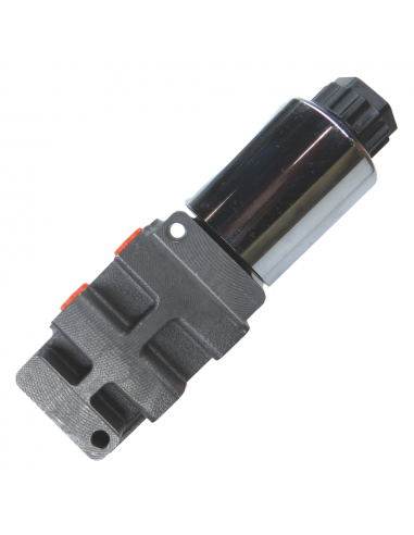Selectora electroválvula hidráulica 1/2" 6 vias 12v bobina grande