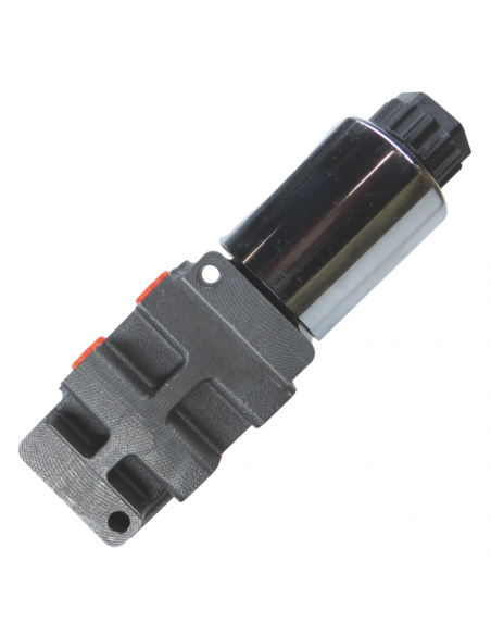 Selectora electroválvula hidráulica 1/2" 6 vias 12v bobina grande