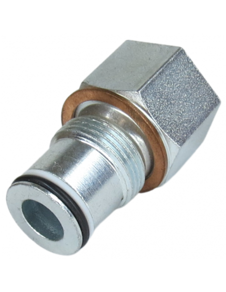 Racor carry over continuidad presión distribuidor hidrálulico 3/8"