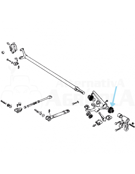 Retén biela segadora BCS 2908