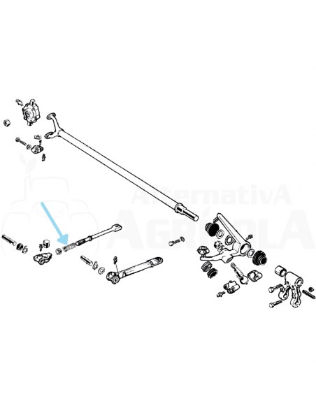 Muelle biela sierra segadora BCS 2430