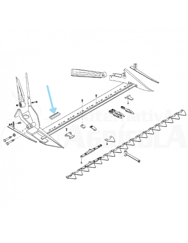 Pletina corte segadora BCS 20685