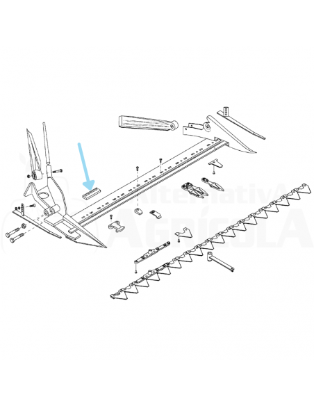 Pletina corte segadora BCS 20685
