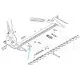 Pisa cuchillas doble segadora BCS 2824