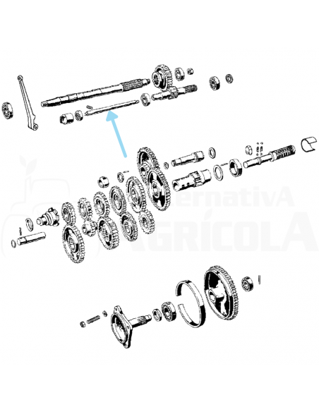 Varilla embrague segadora BCS
