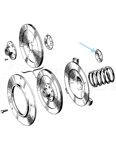 Arandela varilla embrague BCS 20170