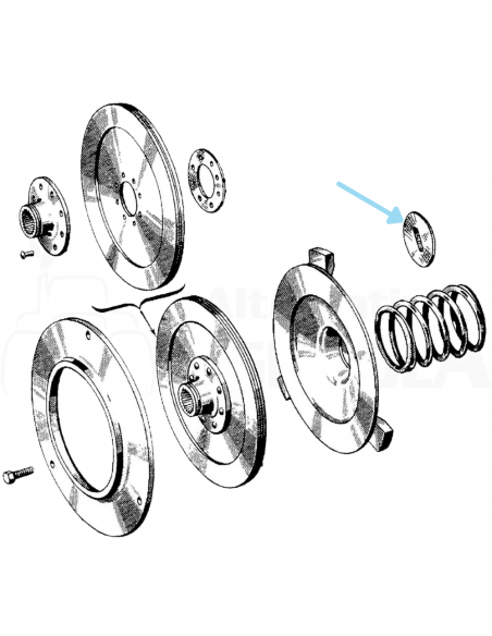 Arandela varilla embrague BCS 20170
