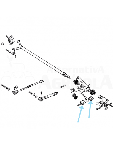 Conjunto bronce biela corte segadora BCS